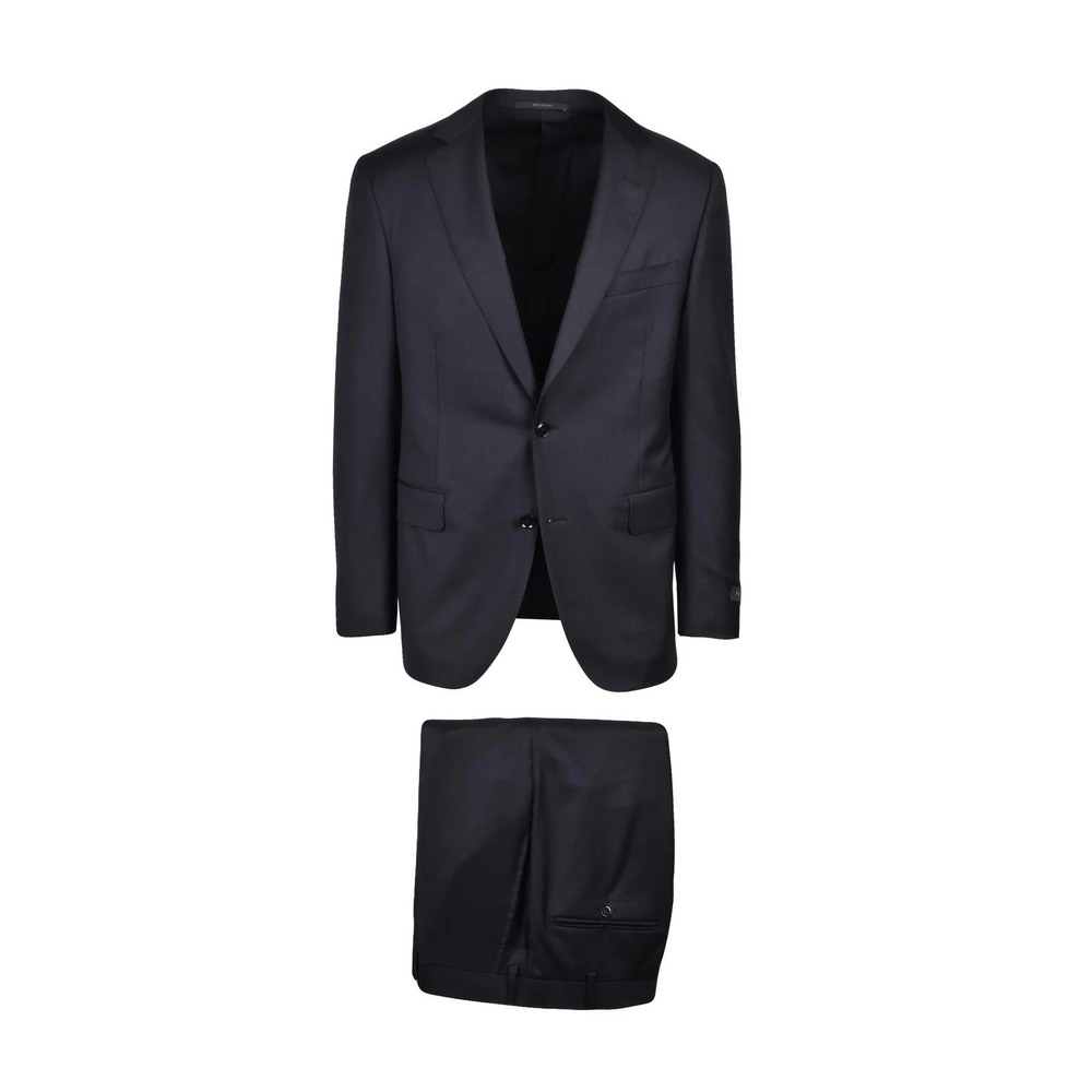 PAL ZILERI Black Wool Men Suit